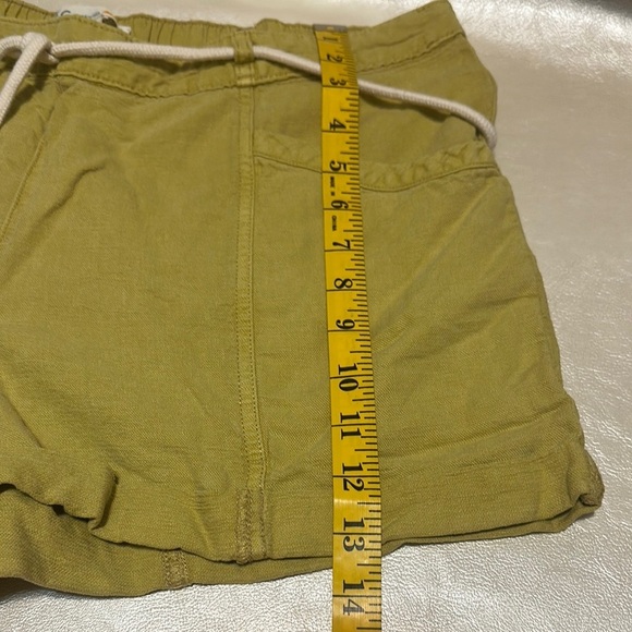 C&C California Yellow Athletic Shorts Relaxed Fit Drawstring - Picture 9 of 9